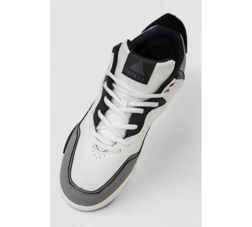 Кросівки чоловічі зимові на хутрі, колір біло-чорний, 248RCX699