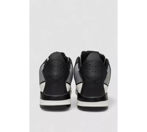 Кросівки чоловічі зимові на хутрі, колір біло-чорний, 248RCX699