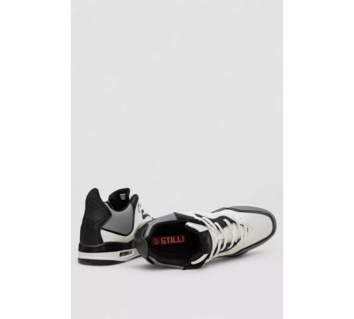 Кросівки чоловічі зимові на хутрі, колір біло-чорний, 248RCX699