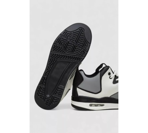 Кросівки чоловічі зимові на хутрі, колір біло-чорний, 248RCX699