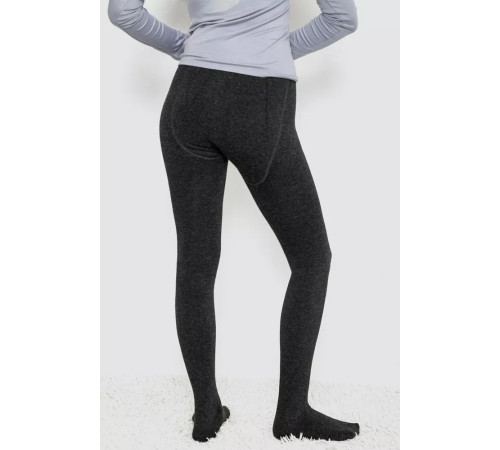 Колготи жіночі утеплені, колір темно-сірий, 139R1196