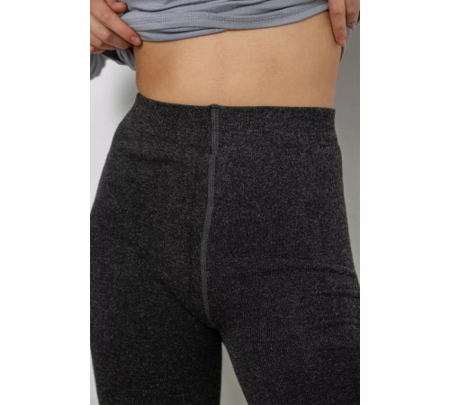 Колготи жіночі утеплені, колір темно-сірий, 139R1196