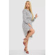 Платье с принтом софт, цвет серый, 214R0226-5