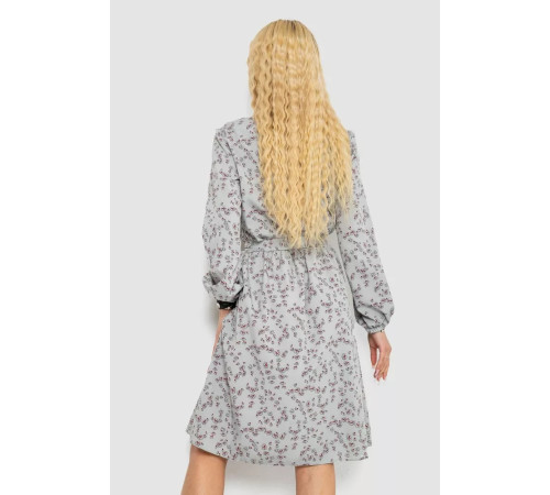 Платье с принтом софт, цвет серый, 214R0226-5