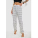 Штани жіночі домашні, колір молочно-сірий, 238R58220-1