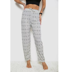 Брюки женские домашние, цвет молочно-серый, 238R58220-1