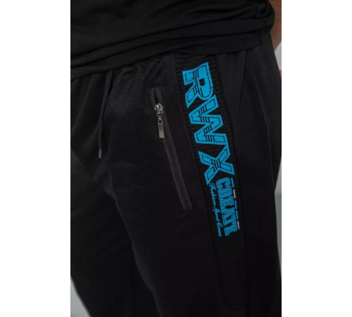 Спорт брюки мужские, цвет черный, 244R4932