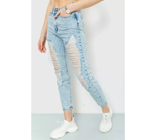 Джинси жіночі MOM, колір блакитний, 164R5570