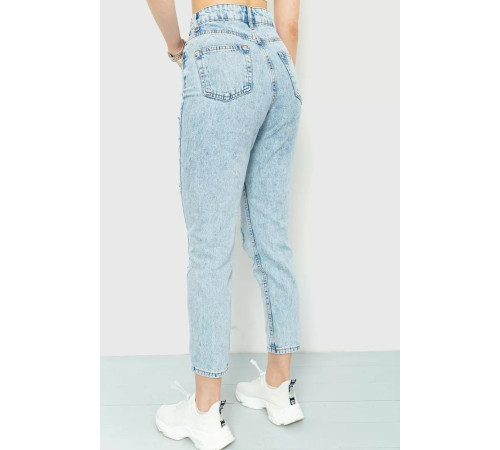 Джинси жіночі MOM, колір блакитний, 164R5570
