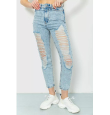 Джинси жіночі MOM, колір блакитний, 164R5570