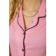 Женская пижама с принтом, цвет розовый, 243R7058.