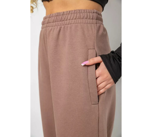 Спортивні штани жіночі демісезонні, колір мокко, 102R415