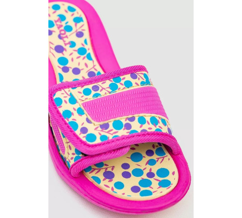 Шльопанці дитячі гумові, колір фуксія, 243R617B-41