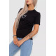 Женская футболка с принтом, цвет черный, 238R01643
