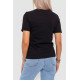 Женская футболка с принтом, цвет черный, 238R01643