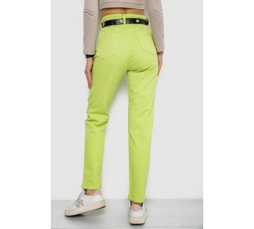 Джинси жіночі, колір салатовий, 250R6020