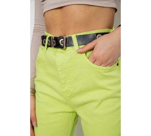 Джинси жіночі, колір салатовий, 250R6020