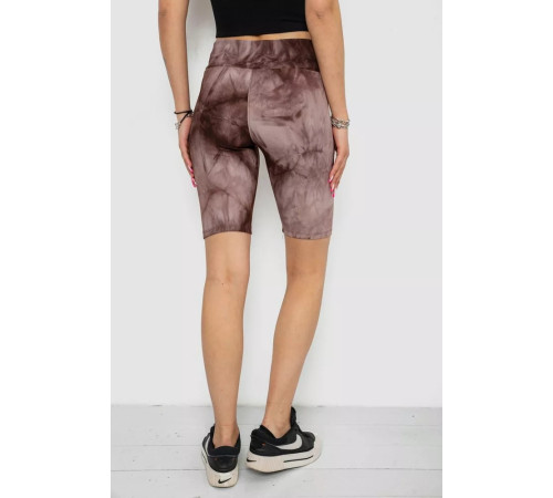 Велотреки жіночі в рубчик, колір коричневий, 238R58193