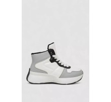 Кросівки жіночі зимові на хутрі, колір біло-сірий, 248RXM16-86