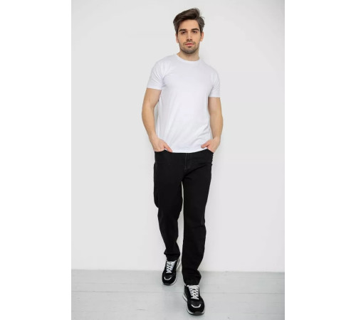 Футболка мужская однотонная базовая, цвет белый, 244R2404