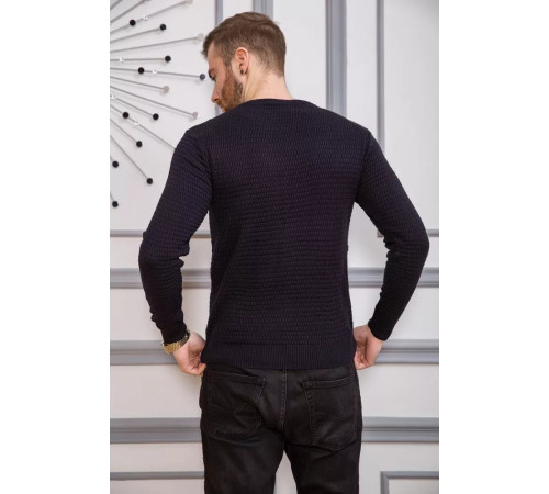 Свитер мужской, цвет темно-синий, 161R804