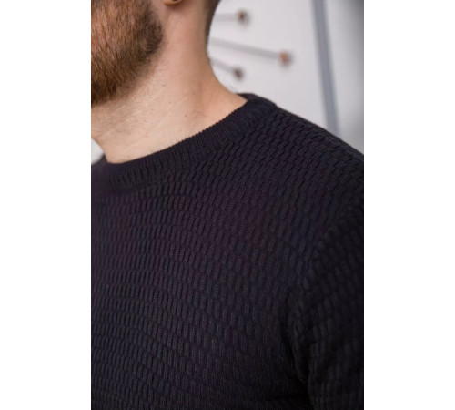 Свитер мужской, цвет темно-синий, 161R804