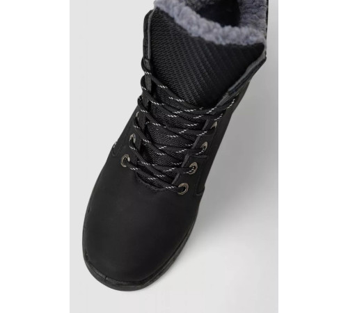 Черевики чоловічі на хутрі, колір чорний, 244R1067