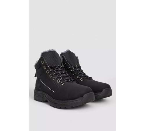 Черевики чоловічі на хутрі, колір чорний, 244R1067