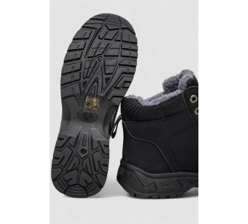 Черевики чоловічі на хутрі, колір чорний, 244R1067