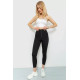 Лосины женские, цвет черный, 131R029
