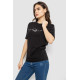 Футболка жіноча з принтом, колір чорний, 241R1835