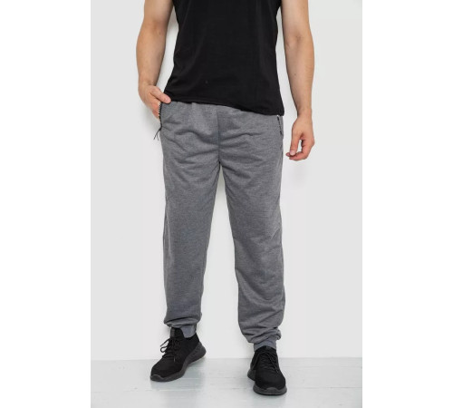 Спорт мужские брюки, цвет серый, 244R41382