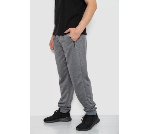 Спорт мужские брюки, цвет серый, 244R41382