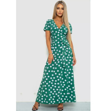 Сарафан в горох, цвет оливковый, 241R154.
