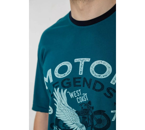 Піжама чоловіча, колір петроль, 243R2009