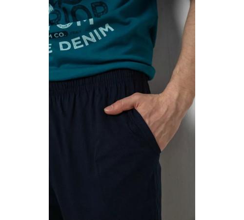 Піжама чоловіча, колір петроль, 243R2009