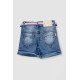 Джинсовые шорты для девочки, цвет синий, 247R1205