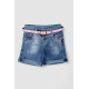 Джинсовые шорты для девочки, цвет синий, 247R1205