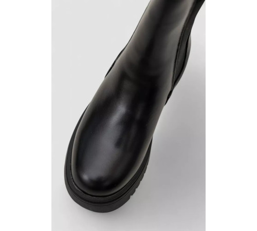 Черевики жіночі зимові на хутрі, колір чорний, 243RPM3143