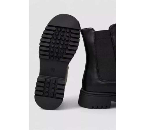 Черевики жіночі зимові на хутрі, колір чорний, 243RPM3143