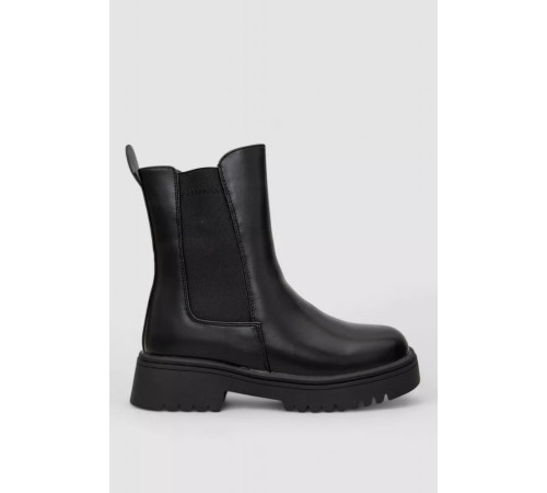 Черевики жіночі зимові на хутрі, колір чорний, 243RPM3143