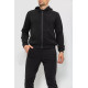Спорт костюм чоловічий двонитка, колір чорний, 119R200-2