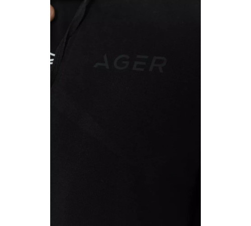 Спорт костюм чоловічий двонитка, колір чорний, 119R200-2