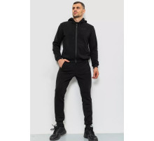 Спорт костюм чоловічий двонитка, колір чорний, 119R200-2