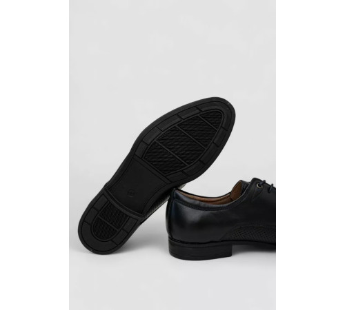 Туфли мужские с перфорацией, цвет темно-синий, 243RC1313.