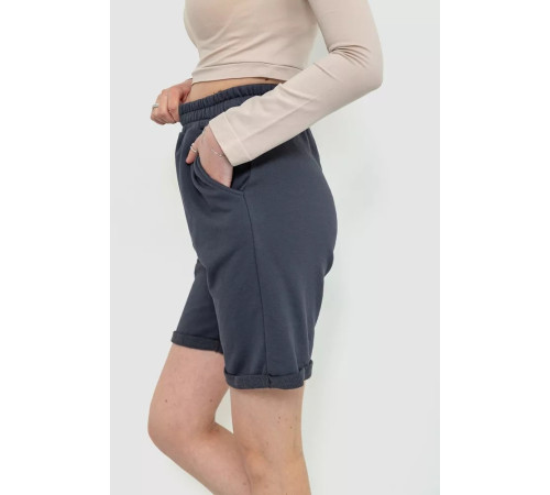 Шорты женские, цвет темно-серый, 102R7721.