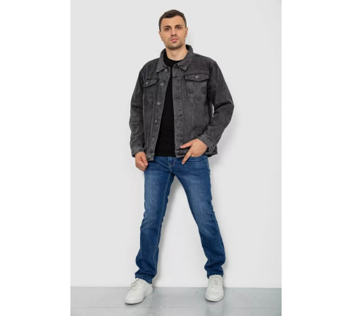 Куртка мужская джинсовая, цвет серый, 244RMA009