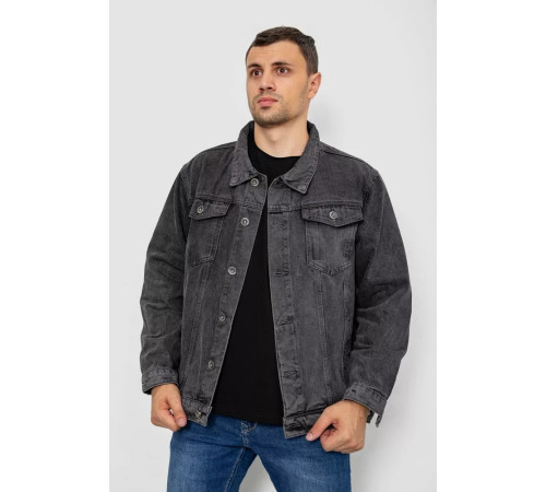 Куртка мужская джинсовая, цвет серый, 244RMA009