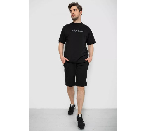 Костюм чоловічий повсякденний, колір чорний, 238R1569