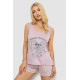 Піжама жіноча з принтом, колір бузковий, 243R5832